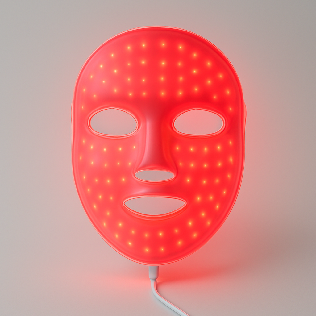 Red light therapy face mask